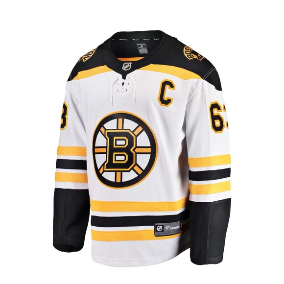 Fanatics Brad Marchand Bruins Jersey White Men's Size XL 175$ Retail NEW - Picture 1 of 5